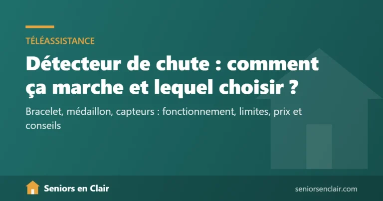 Détecteur de chute : comment ça marche et lequel choisir ?