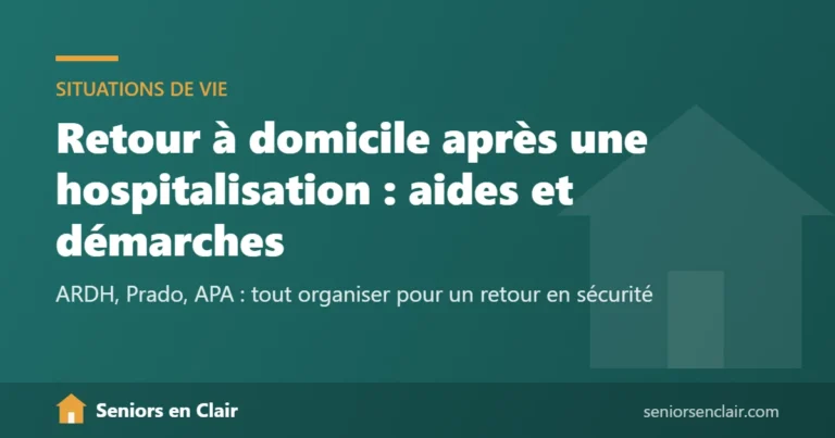 Retour à domicile après une hospitalisation : aides et démarches